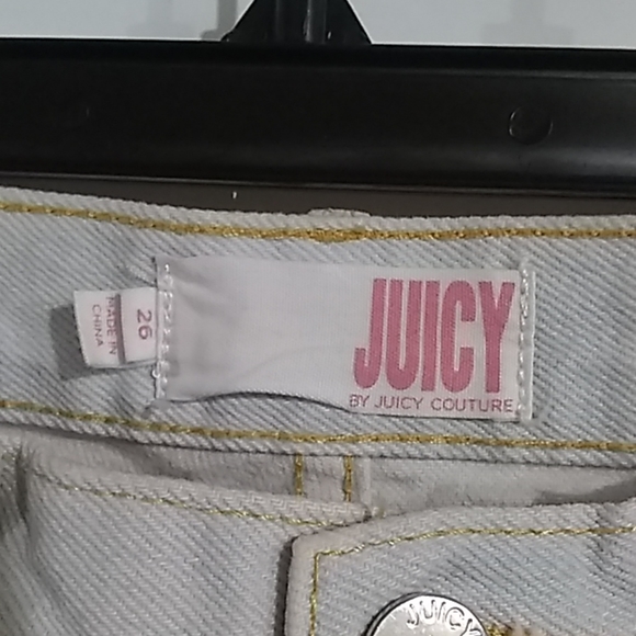 Juicy Couture Distressed Jean Size 26 NWT - Picture 4 of 7
